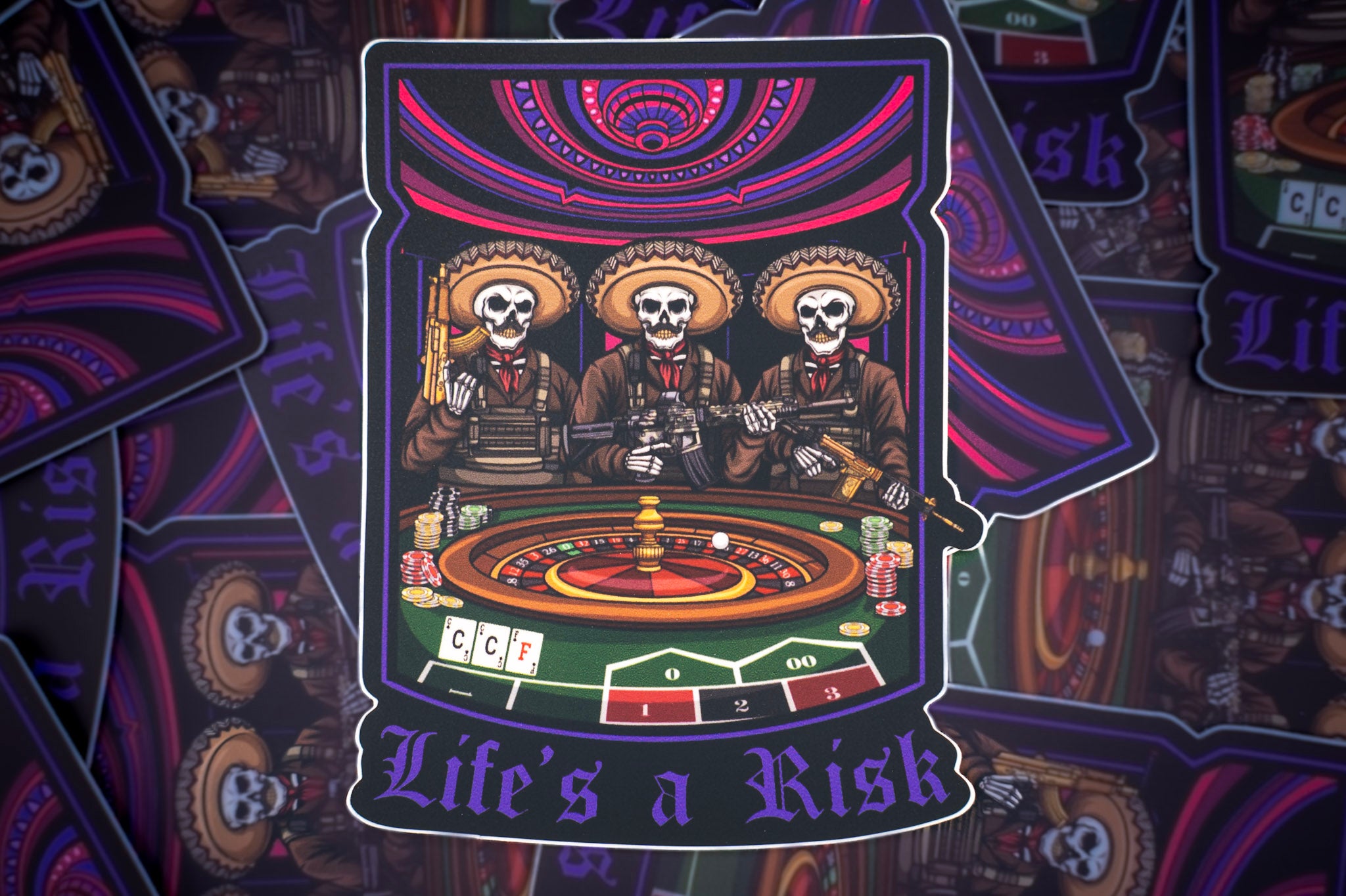 Life’s a Risk Stickers