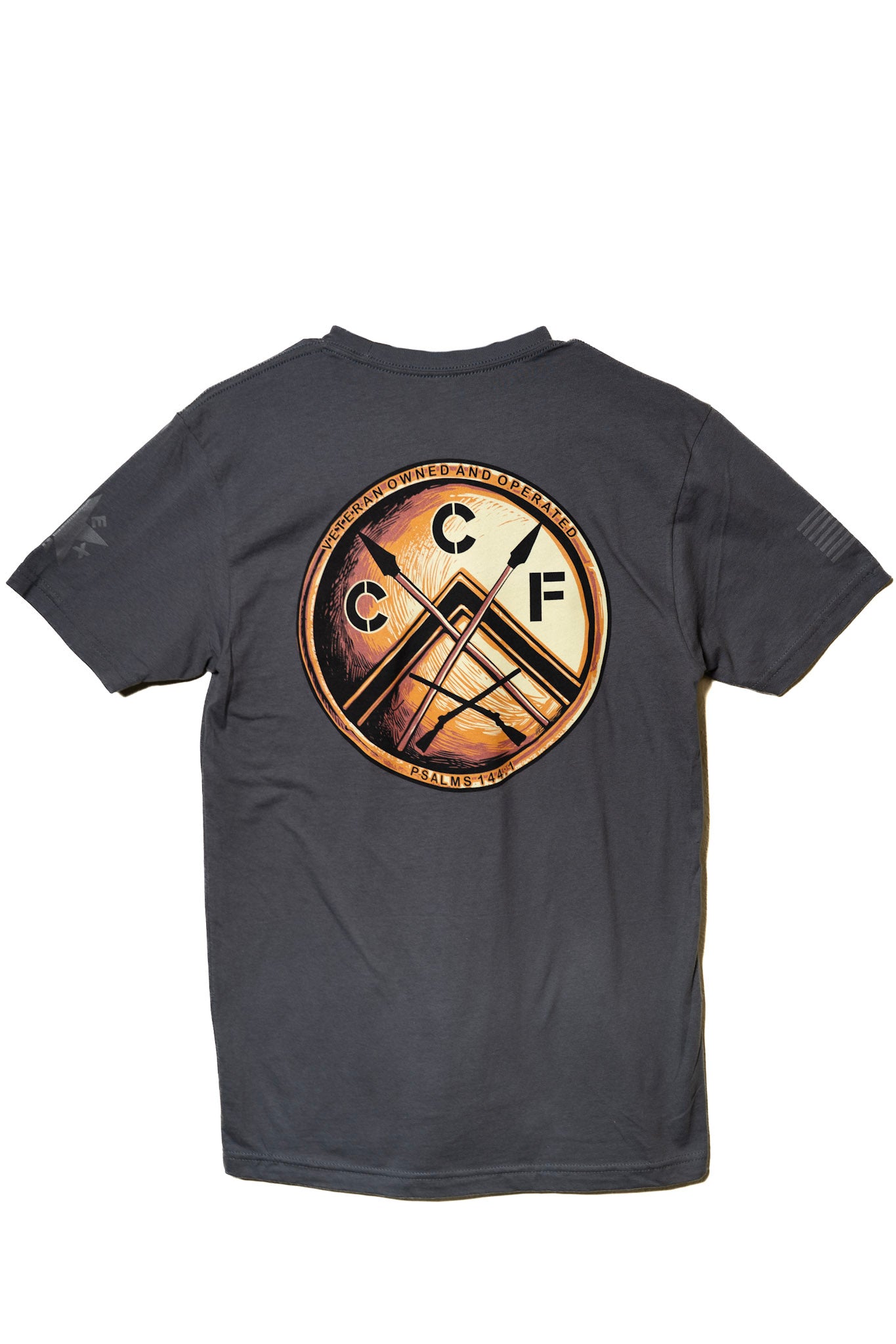 CCF Death Card Short Sleeve Shirt Grey